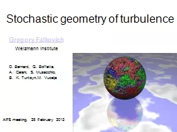 Stochastic geometry of turbulence