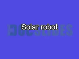 Solar robot