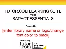 Tutor.com learning suite