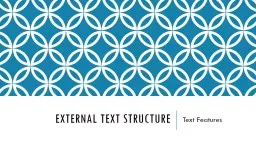 External Text Structure