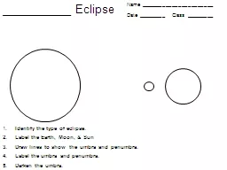___________ Eclipse