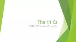 The 11 Cs