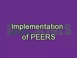 Implementation of PEERS