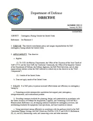 Department of Defense January   USDATL SUBJECT Conting