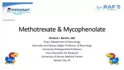 Randomized Controlled Trials of Methotrexate & Mycophen