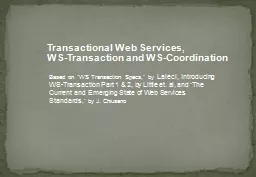 Transactional Web Services,