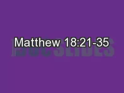 Matthew 18:21-35