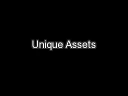 Unique Assets