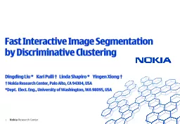 Fast Interactive Image Segmentation by Discriminative Clust