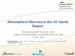 Atmospheric Mercury in the Oil Sands Region