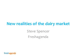 New realities of the dairy market