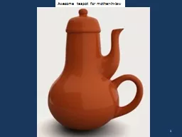 1 Awesome teapot for mother-in-law