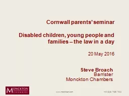 Cornwall parents’ seminar