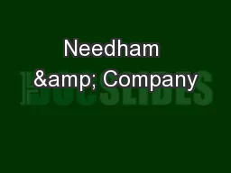 Needham & Company