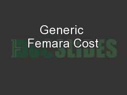Generic Femara Cost