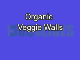 Organic Veggie Walls