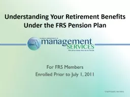 Understanding Your Retirement Benefits Under the FRS Pensio