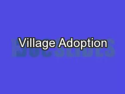 Village Adoption