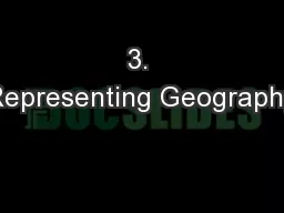 3. Representing Geography