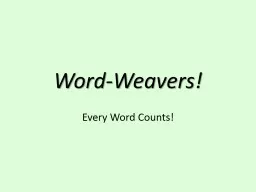 Word-Weavers!