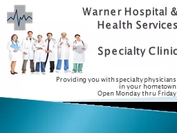 Warner Hospital &