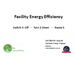 Facility Energy Efficiency