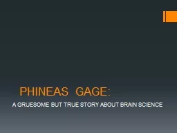 PHINEAS GAGE: