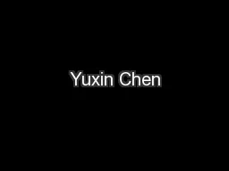 Yuxin Chen