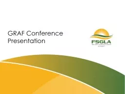 GRAF Conference Presentation