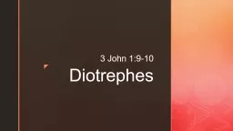 Diotrephes