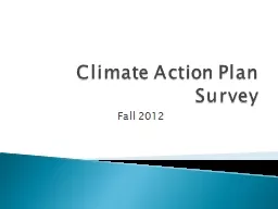 Climate Action Plan Survey