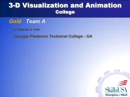 3-D Visualization and Animation