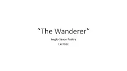 “The Wanderer”