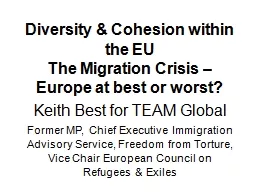 Diversity & Cohesion within the EU