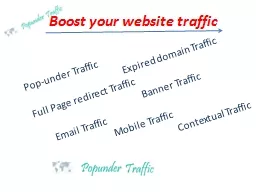 Boost your website traffic