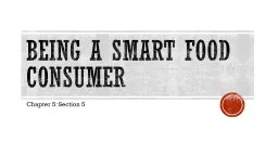 Being a Smart food consumer