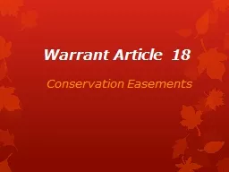 Warrant Article 18