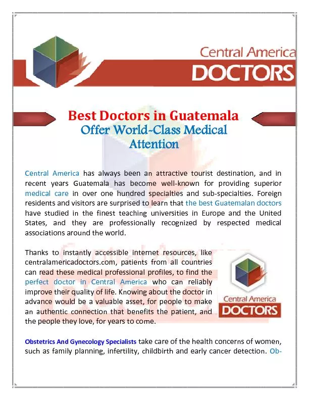 Endocrinologist in Guatemala 