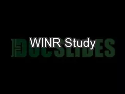 WINR Study