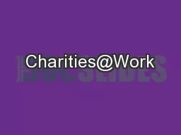 Charities@Work