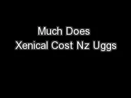 Much Does Xenical Cost Nz Uggs