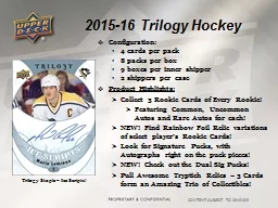 2015-16 Trilogy Hockey