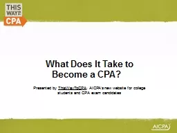 What Does It Take to Become a CPA?