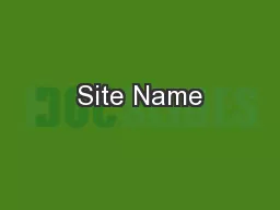 Site Name