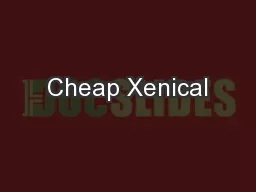Cheap Xenical