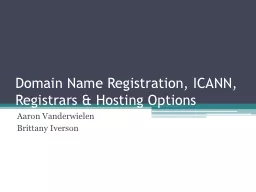 Domain Name Registration, ICANN, Registrars & Hosting O