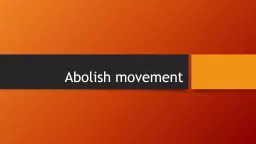 Abolish movement