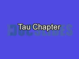 Tau Chapter