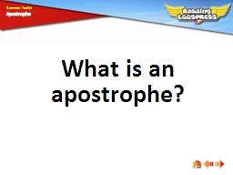 What is an apostrophe?