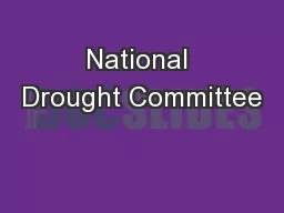 National Drought Committee